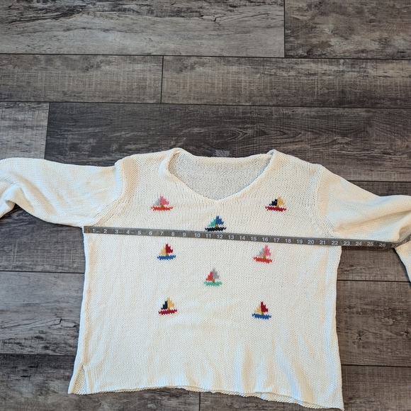 Wooden Ships Cream Knit Sweater - Picture 6 of 7